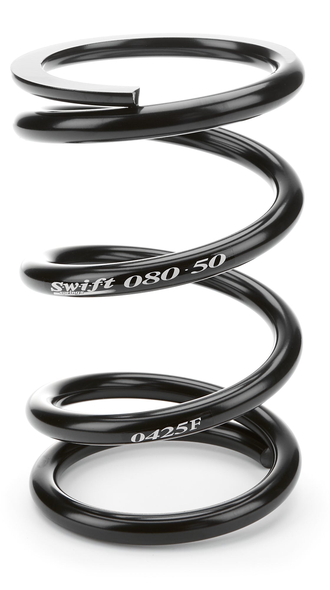 Swift Springs Coil Spring - Conventional - 5 in OD - 8 in Length - 425 lb/in Spring Rate - Front - Steel - Black