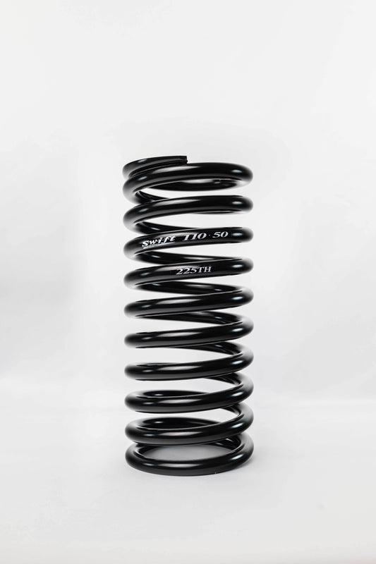Swift Springs Coil Spring - Tight Helix - Conventional - 5 in OD - 11 in Length - 225 lb/in Spring Rate - Rear - Black