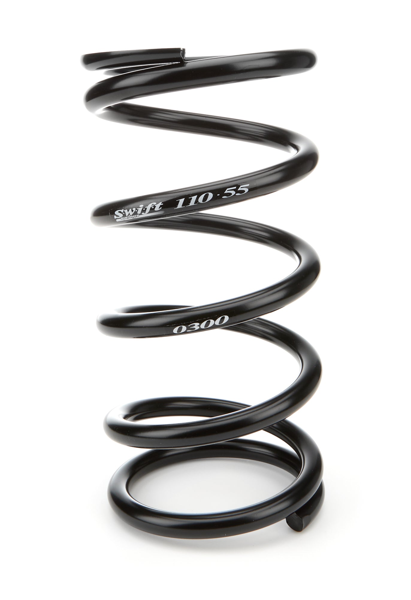 Swift Springs Coil Spring - Conventional - 5.5 in OD - 11 in Length - 300 lb/in Spring Rate - Front - Steel - Black