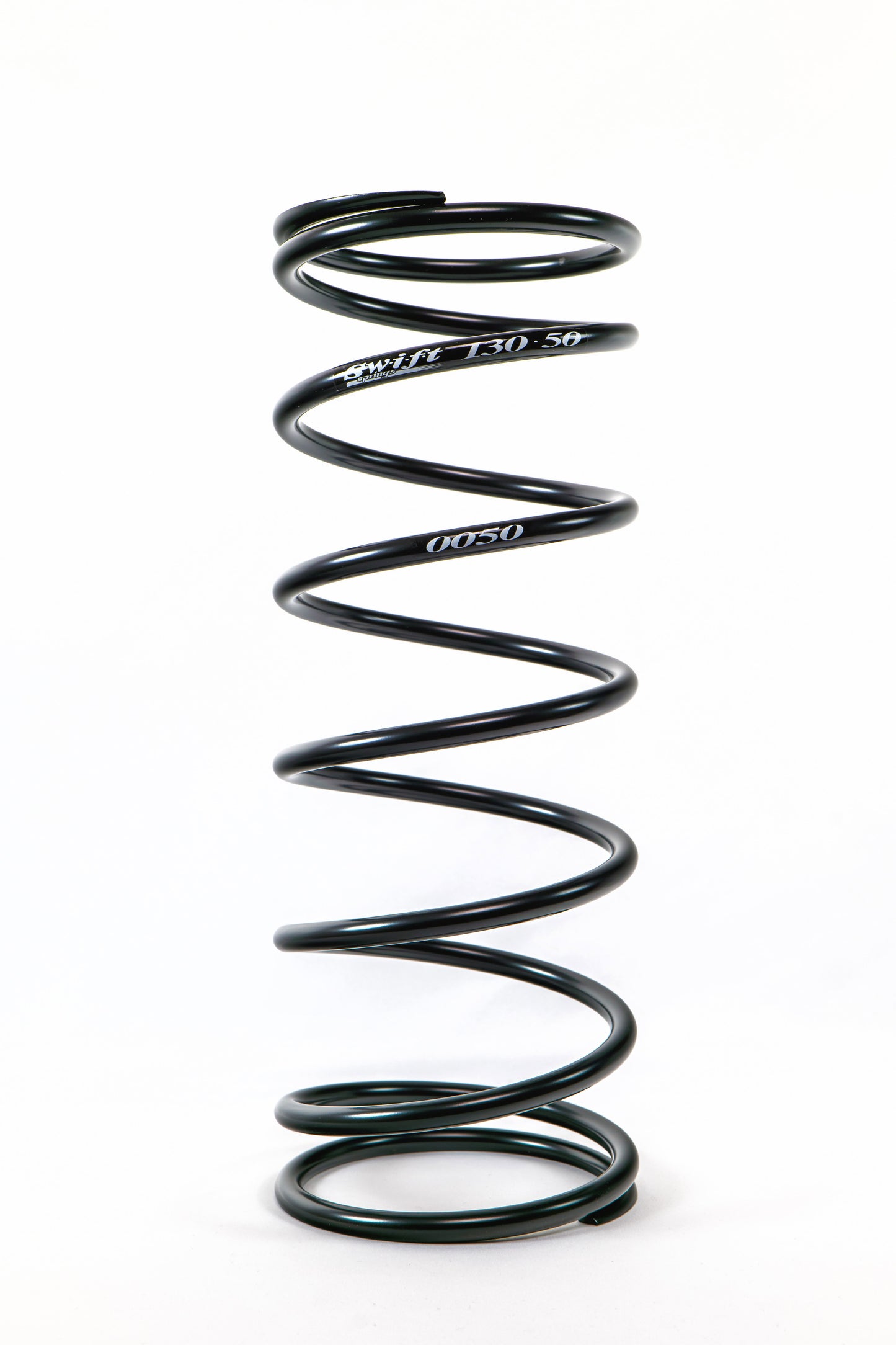 Swift Springs Coil Spring - Conventional - 5 in OD - 13 in Length - 50 lb/in Spring Rate - Steel - Black Powder Coat -