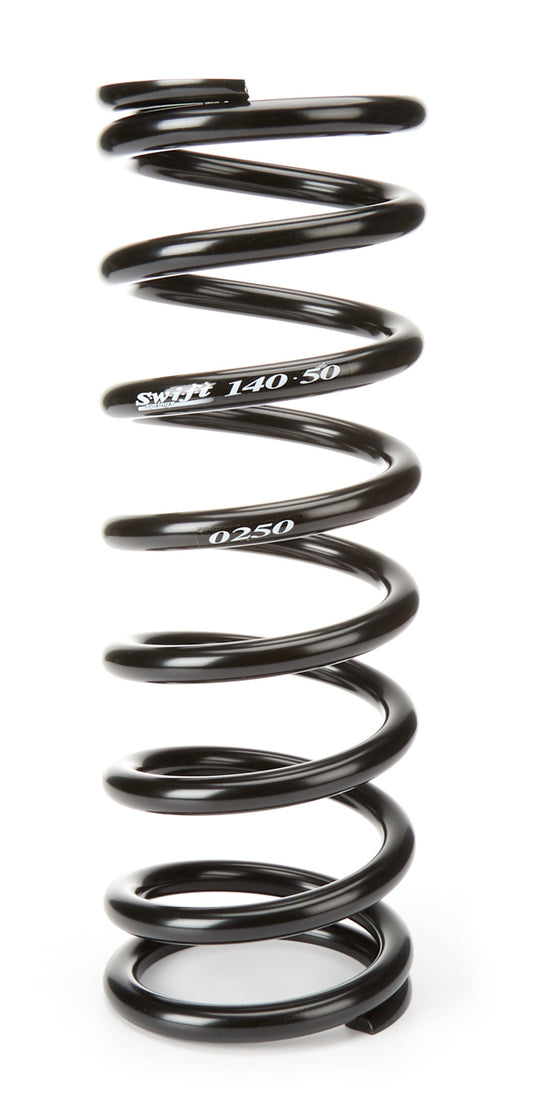 Swift Springs Coil Spring - Conventional - 5 in OD - 14 in Length - 250 lb/in Spring Rate - Rear - Steel - Black