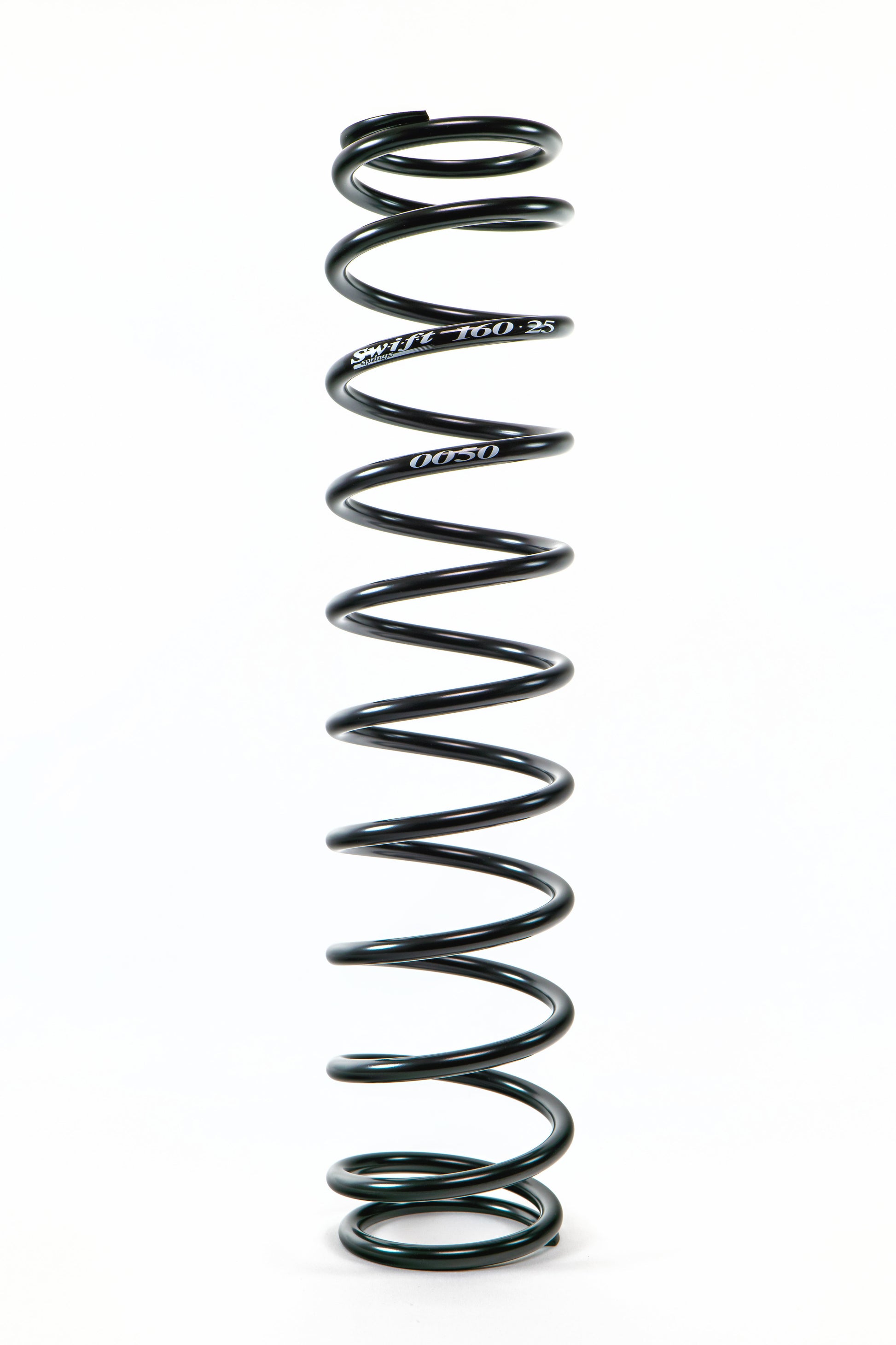 Swift Springs Coil Spring - Coil-Over - Barrel - 2.5 in ID - 16 in Length - 50 lb/in Spring Rate - Steel - Black