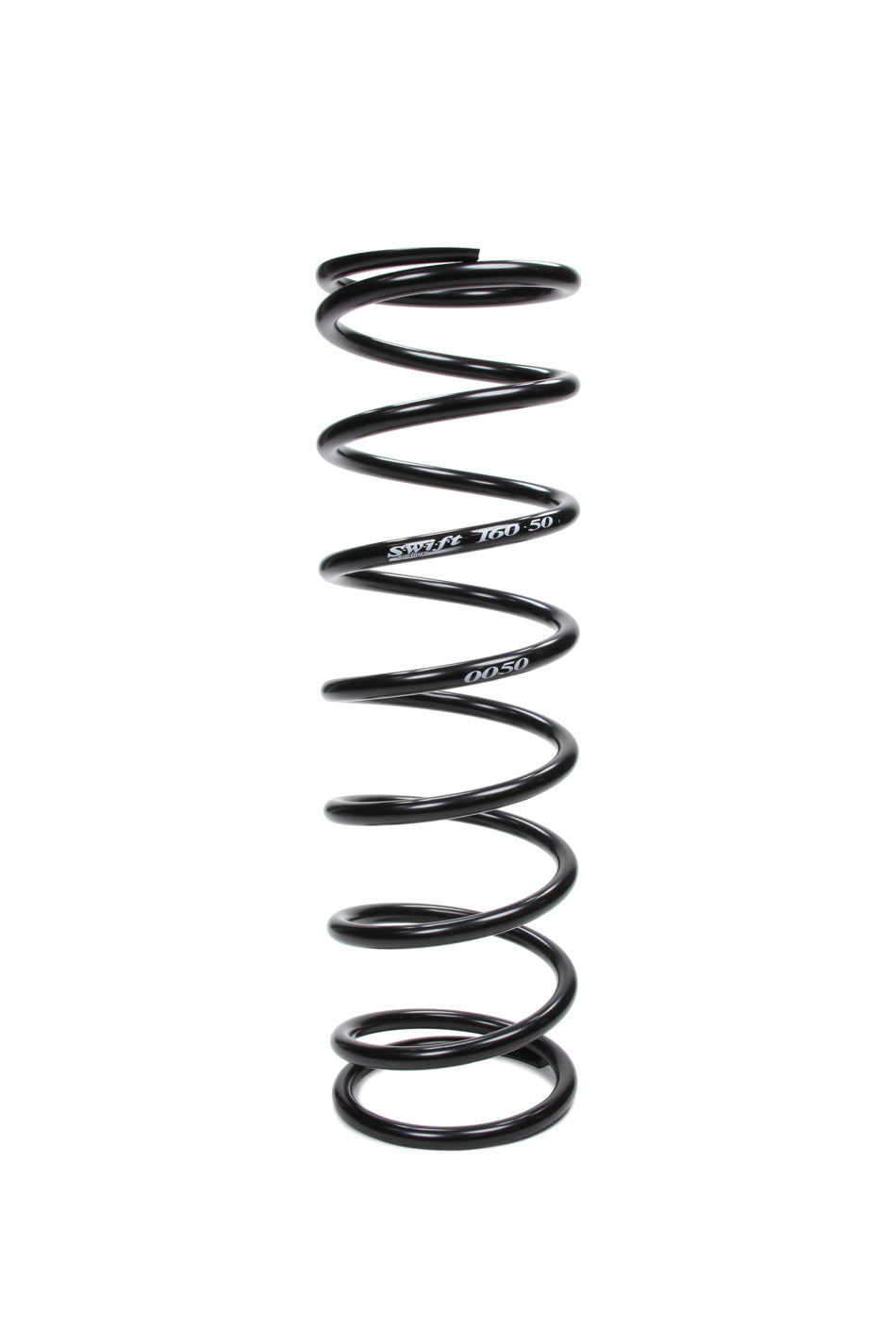Swift Springs Coil Spring - Conventional - 5 in OD - 16 in Length - 50 lb/in Spring Rate - Rear - Steel - Black Powder
