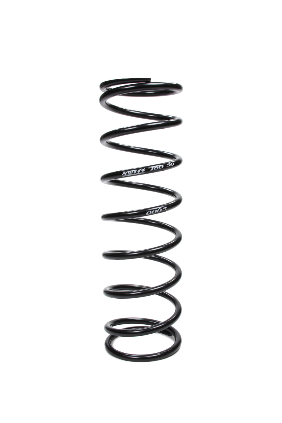 Swift Springs Coil Spring - Conventional - 5 in OD - 16 in Length - 65 lb/in Spring Rate - Steel - Black Powder Coat -