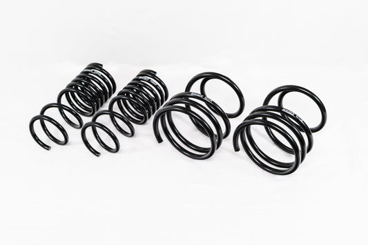Swift Springs Suspension Spring Kit - Spec-R - Lowering - Front / Rear - Steel - Black Powder Coat - Subaru WRX / Sti