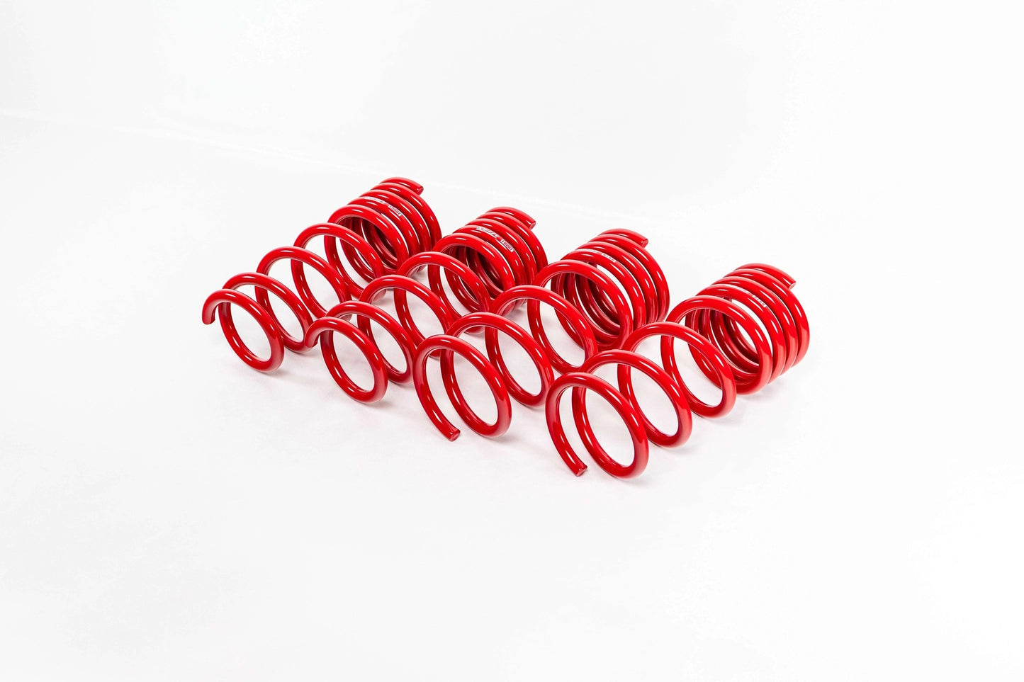 Swift Springs Suspension Spring Kit - Sport - Lowering - Front / Rear - Steel - Red Powder Coat - Honda Fit 2009-14 -