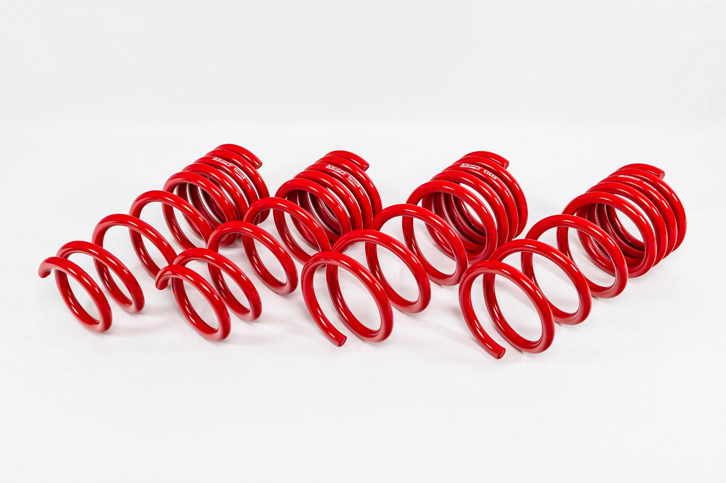 Swift Springs Suspension Spring Kit - Sport - Lowering - Front / Rear - Steel - Red Powder Coat - Infiniti G37 2009-15