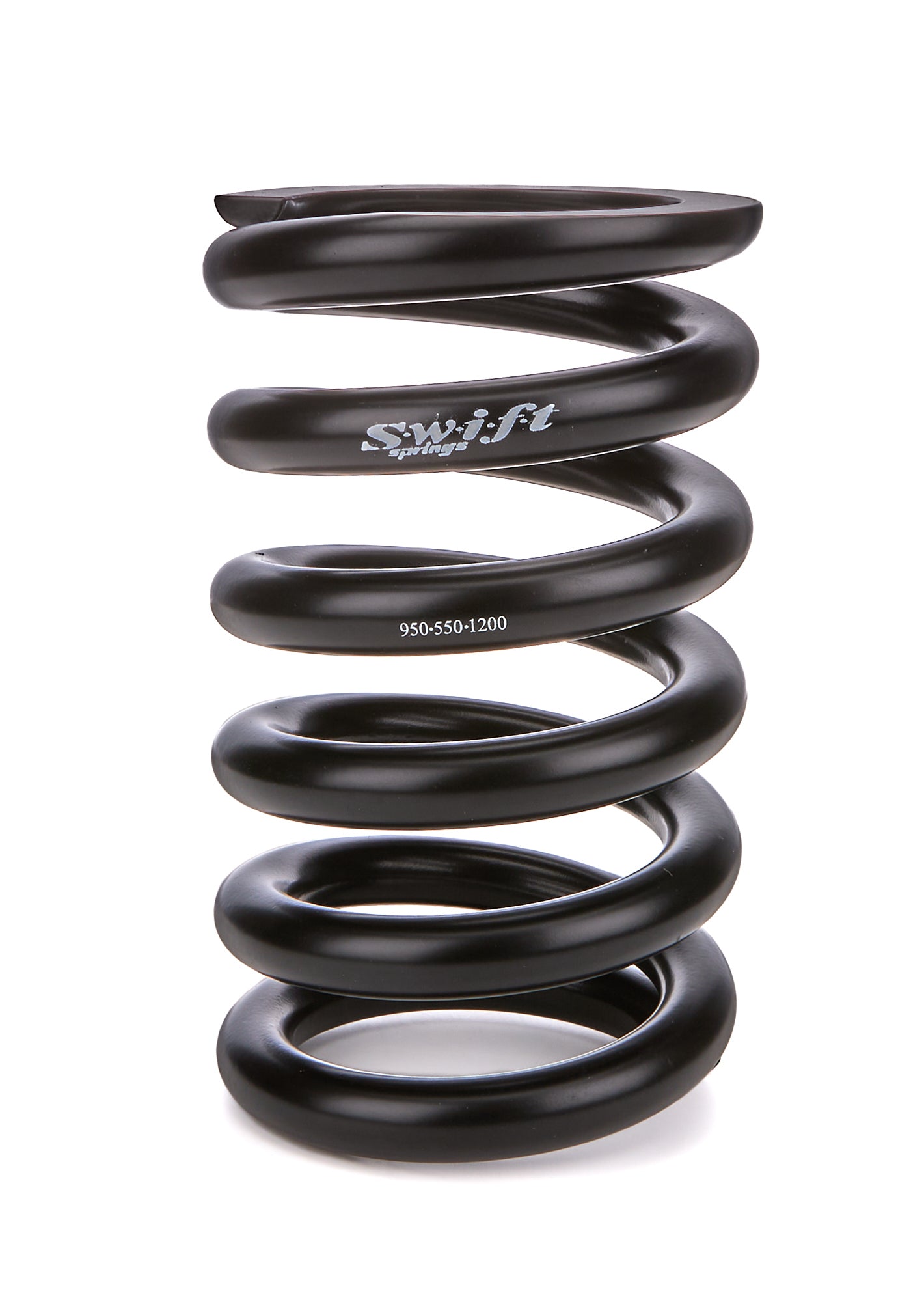 Swift Springs Coil Spring - Conventional - 5.5 in OD - 9.5 in Length - 1200 lb/in Spring Rate - Front - Steel - Black