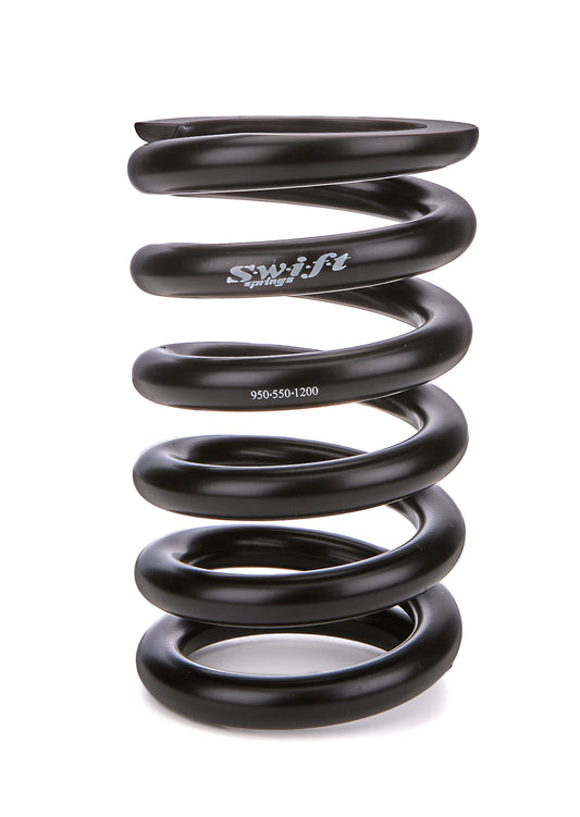 Swift Springs Coil Spring - Conventional - 5.5 in OD - 9.5 in Length - 1200 lb/in Spring Rate - Front - Steel - Black