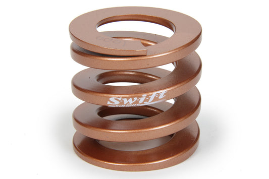 Swift Springs Bump Stop Spring - Flat Wire - 2.25 in Free Length - 2.3 in OD - 1000 lb/in Spring Rate - Steel - Copper