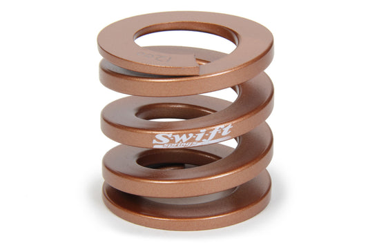 Swift Springs Bump Stop Spring - Flat Wire - 2.25 in Free Length - 2.3 in OD - 1200 lb/in Spring Rate - Steel - Copper