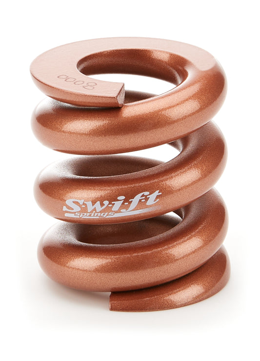 Swift Springs Bump Stop Spring - Round Wire - 2.25 in Free Length - 2 in OD - 8000 lb/in Spring Rate - Steel - Copper