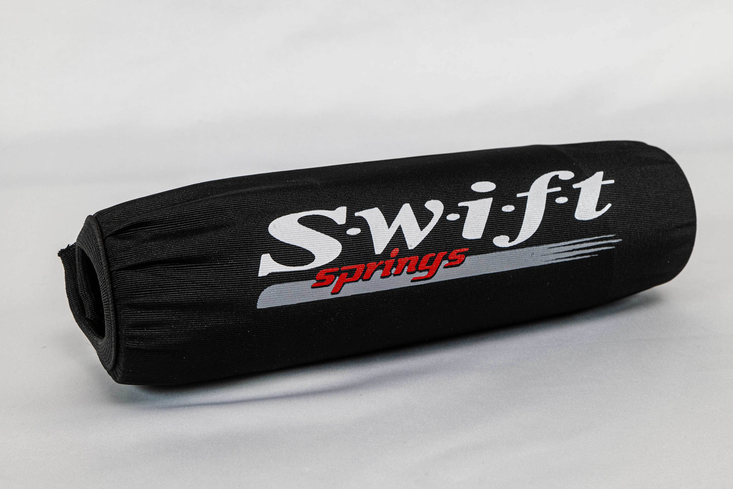 Swift Springs Shock Cover - 10 in Long - 1.88 in ID Coil-Over - Elastic Ends - Hood and Loop Closure - Nylon - Black -