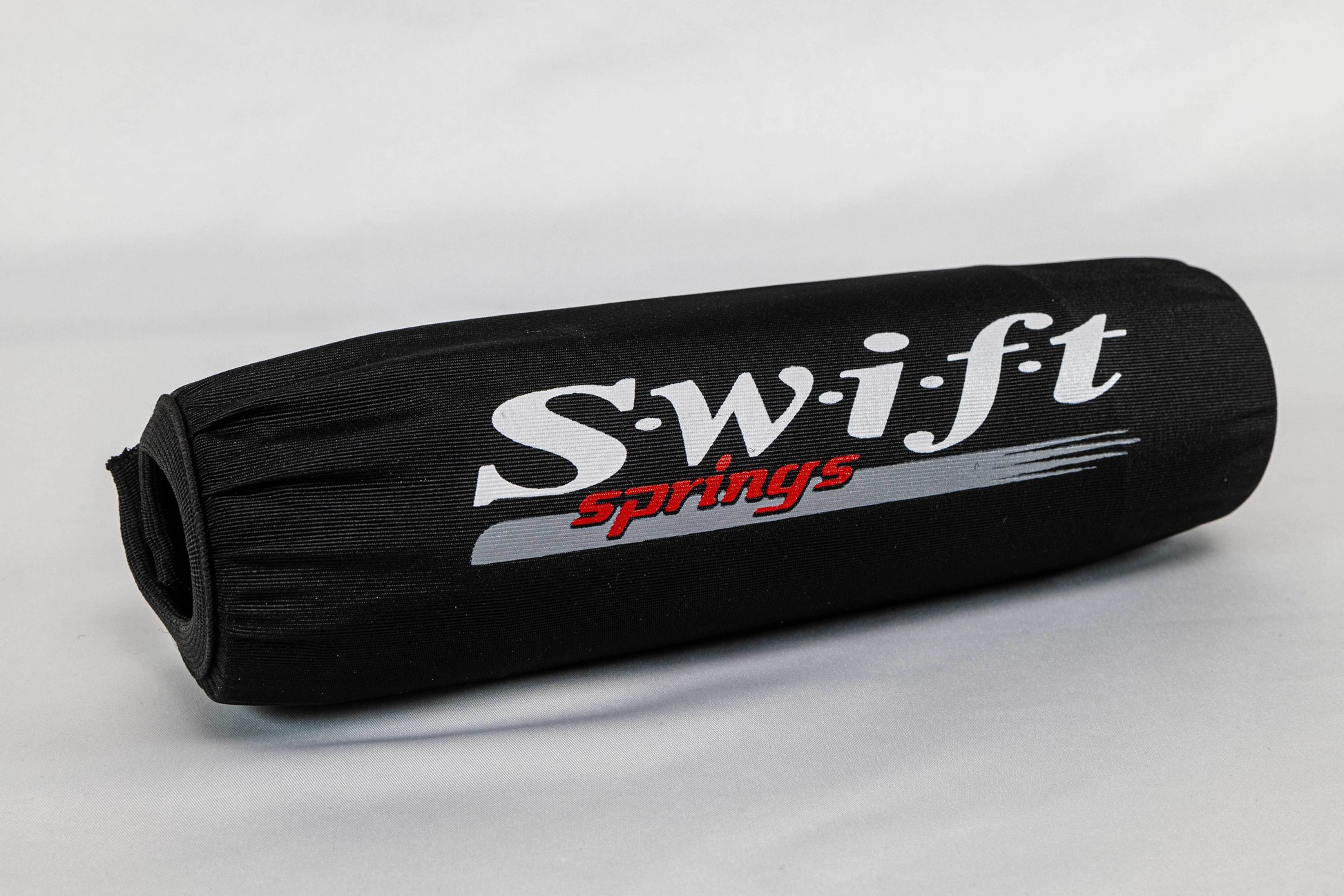 Swift Springs Shock Cover - 10 in Long - 1.88 in ID Coil-Over - Elastic Ends - Hood and Loop Closure - Nylon - Black -