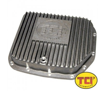 Tci Transmission Pan - Deep Sump - Finned - Adds 2.0 qt Capacity - Aluminum - Natural - Torqueflite 904 - Kit