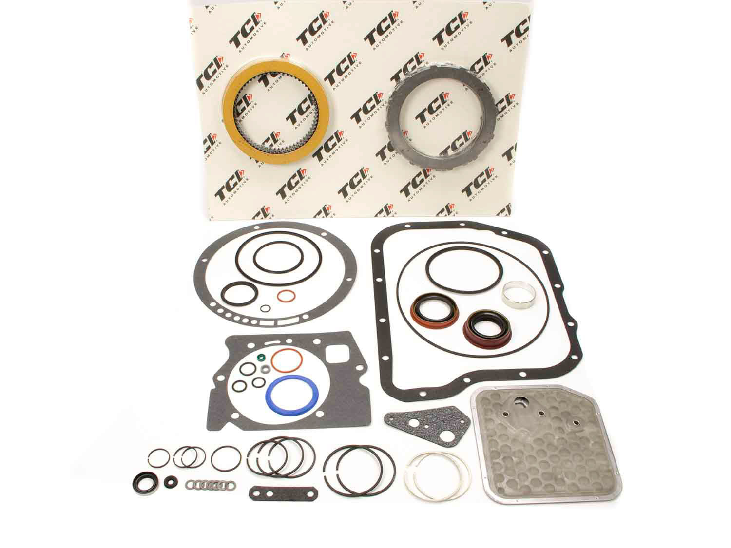 Tci Transmission Rebuild Kit - Automatic - Master Racing Overhaul - Clutches / Steels / Filter / Gaskets / Seals -