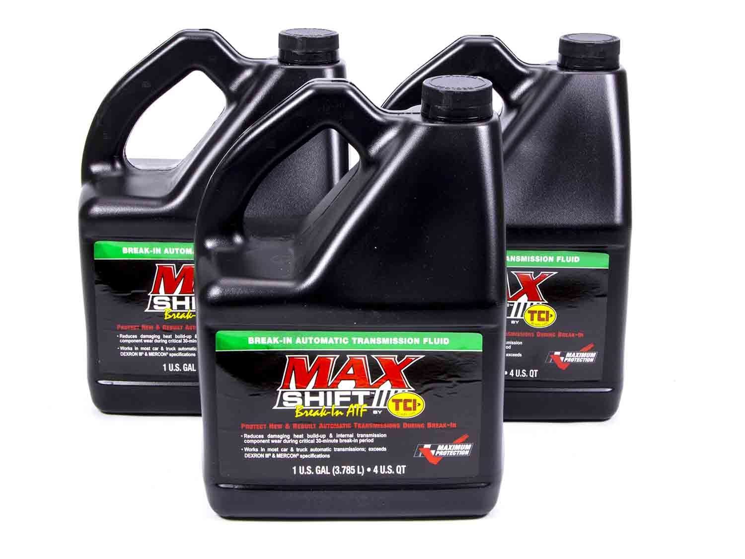 Tci Transmission Fluid - Max Shift Break-In - ATF - Conventional - 1 gal Jug - Set of 3