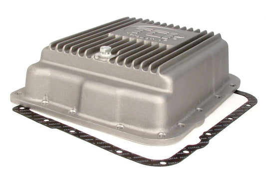 Tci Transmission Pan - Deep Sump - Finned - Adds 2.0 qt Capacity - Aluminum - Natural - TH350 - Kit