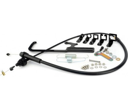 Tci Kickdown Cable - Self Adjusting - Steel - Edelbrock Carburetor - 200R4 / 700R4 - Kit