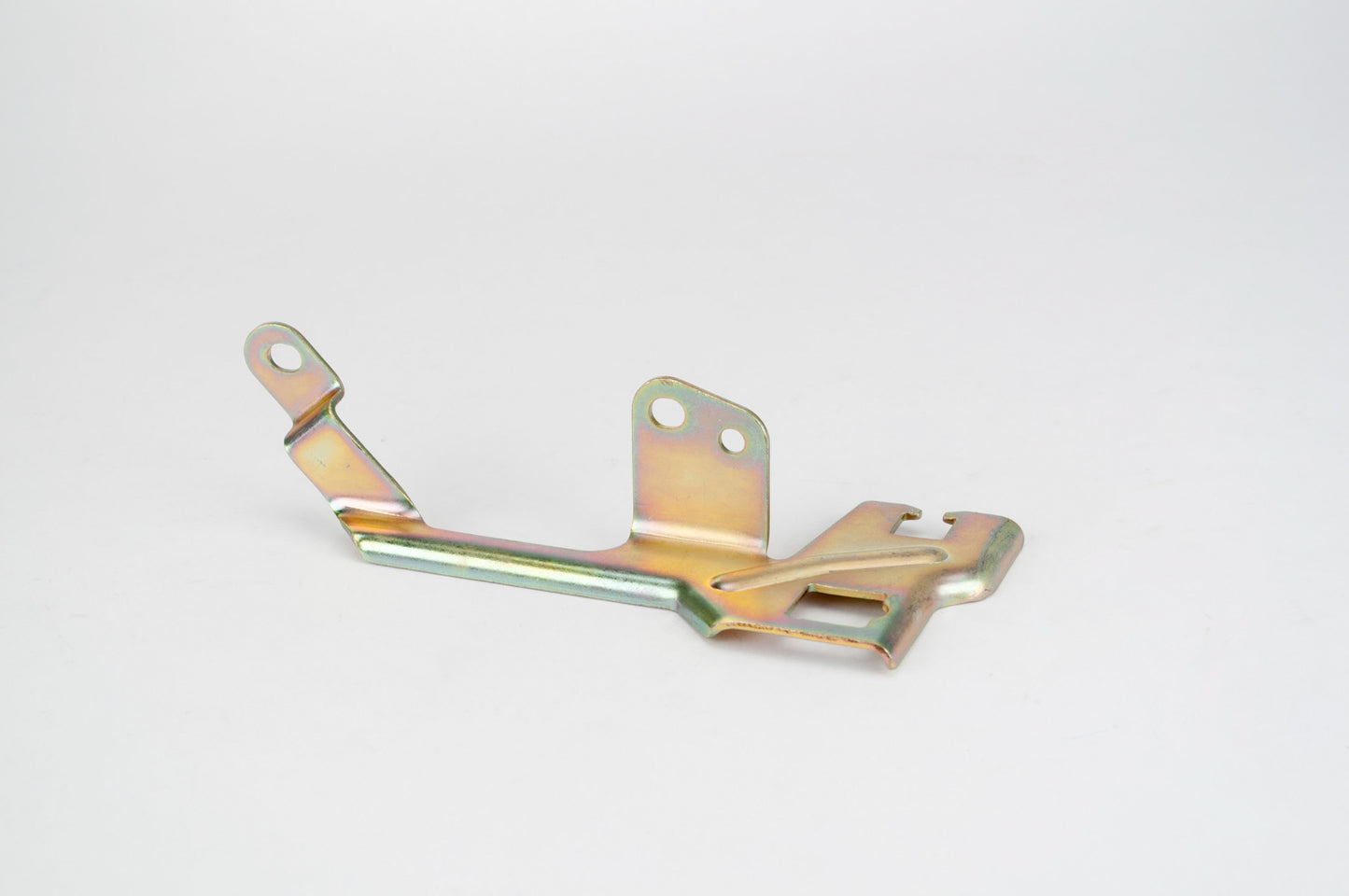 Tci Kickdown Cable Bracket - Carburetor Mount - Steel - Cadmium - Edelbrock / Quadrajet Carburetor to 200R4 / 700R4 -