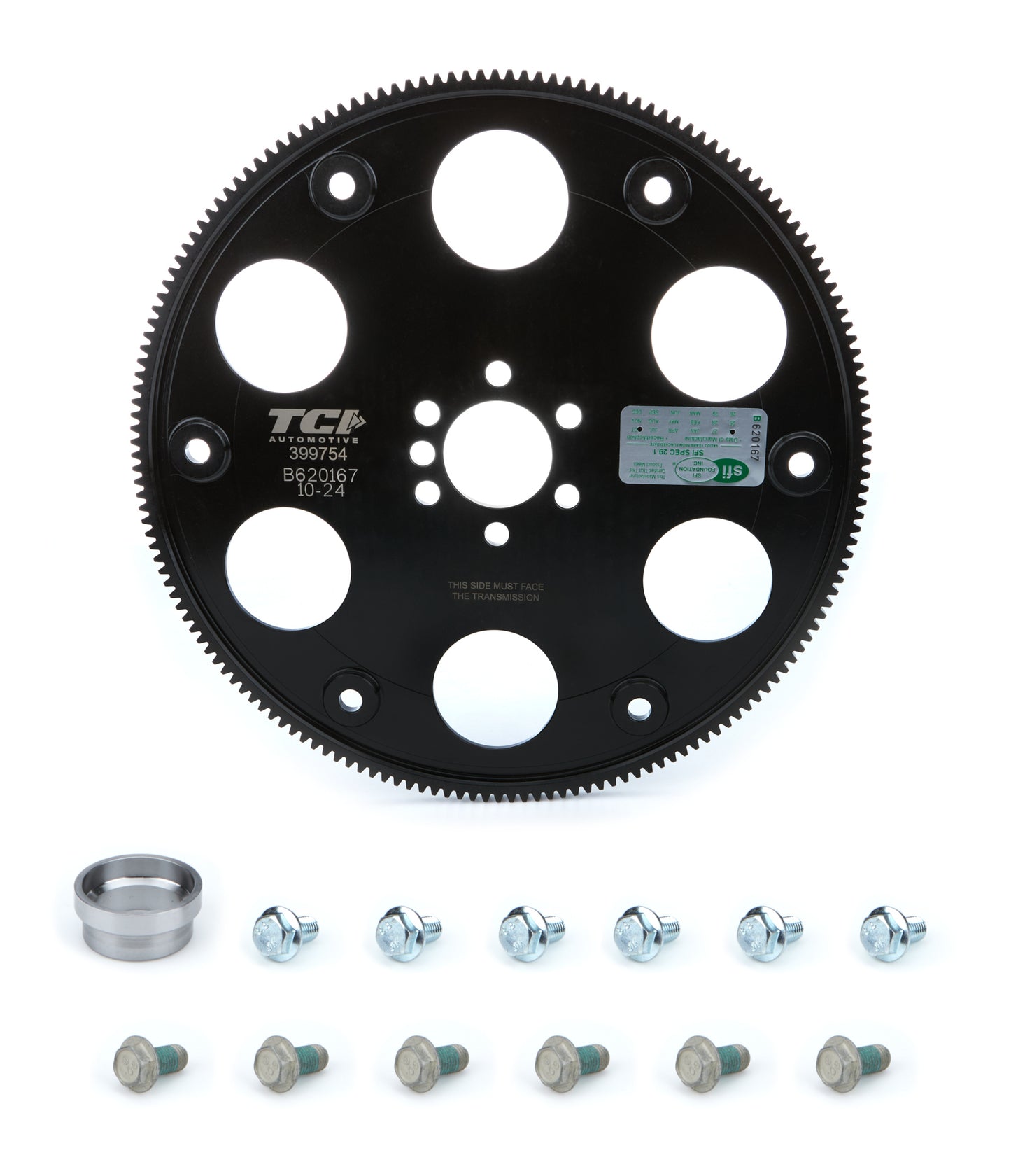 Tci Flexplate - 168 Tooth - SFI 29.1 - Steel - Internal Balance - GM 4L80E - GM LS-Series - Each