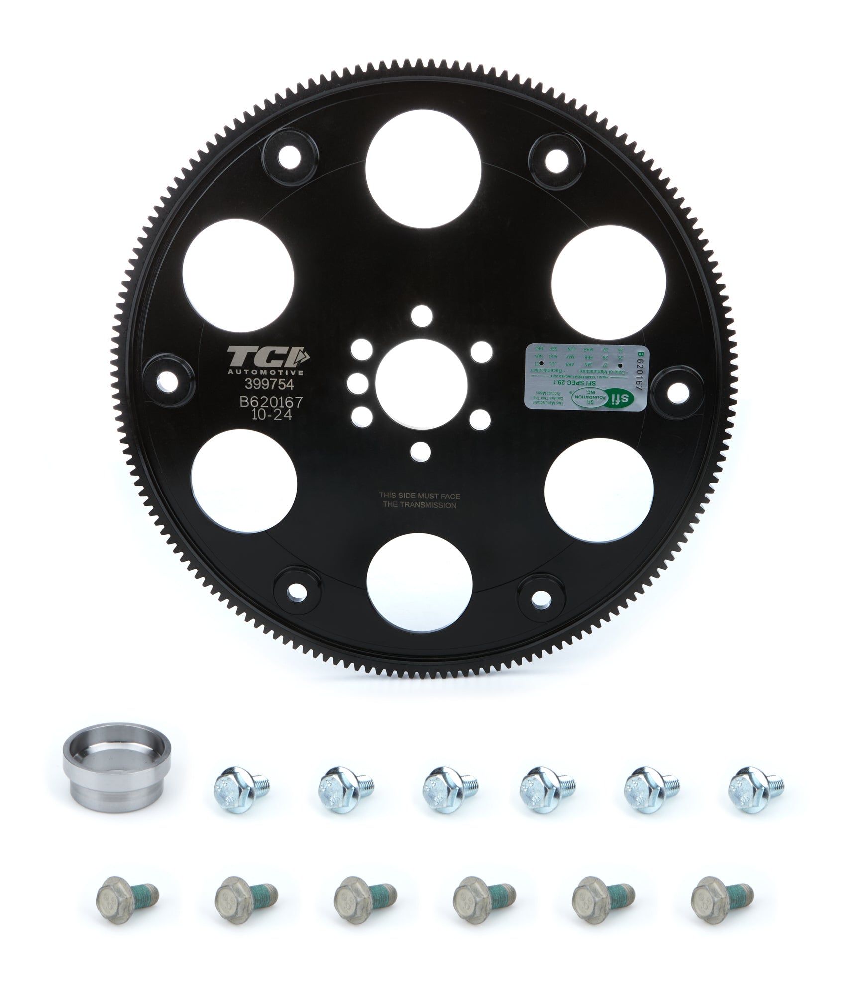 Tci Flexplate - 168 Tooth - SFI 29.1 - Steel - Internal Balance - GM 4L80E - GM LS-Series - Each