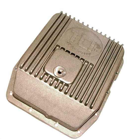 Tci Transmission Pan - Deep Sump - Finned - Adds 2.0 qt Capacity - Aluminum - Natural - AOD / AODE / 4R70W - Kit