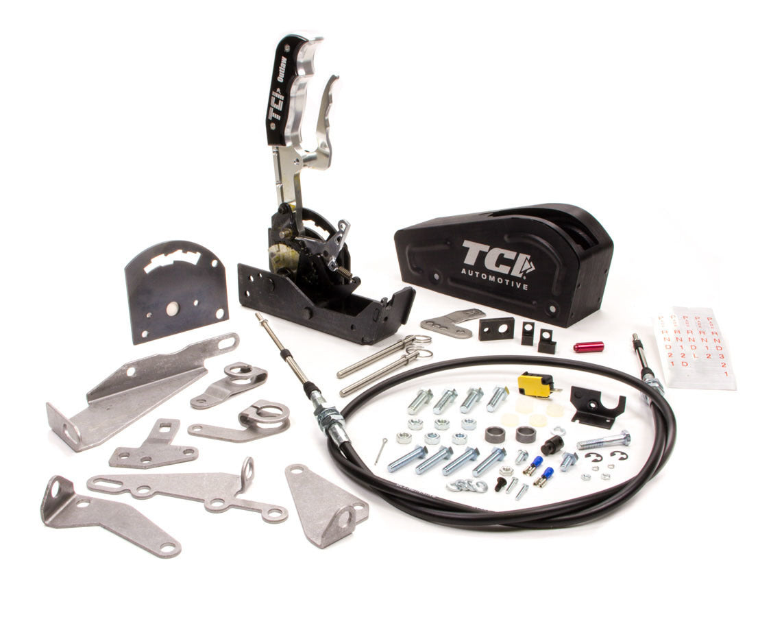Tci Shifter - Outlaw - Automatic - Floor Mount - Reverse Pattern - Various 3-Speed Applications - Kit