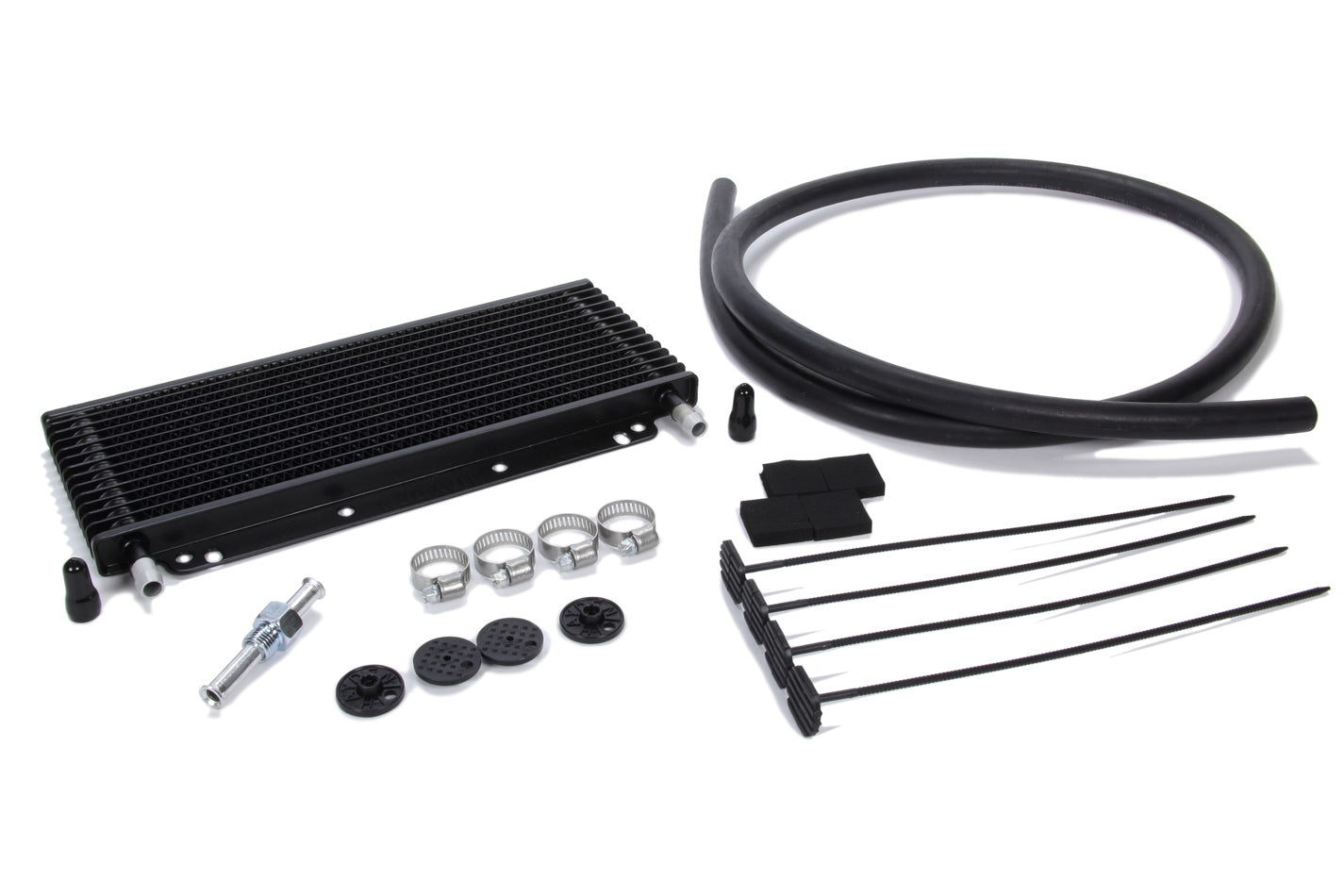 Tci Fluid Cooler - Max Cool - 11 x 4 x 0.75 in - Plate and Fin Type - 11/32 in Hose Barb Inlet / Outlet - Fitting /