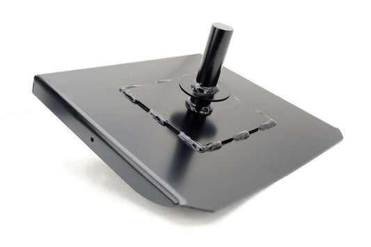 Tci Floor Jack Adapter - 1-3/16 in Center Hold to 12 x 12 in Transmission Platform - 1 in Lip - Steel - Black Paint -