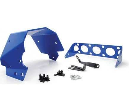Tci Automatic Transmission Shield - SFI 4.1 - Aluminum - Blue Powder Coat - Torqueflite 727 - Kit