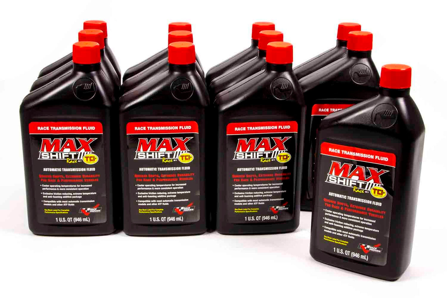 Tci Transmission Fluid - Max Shift Race Formula - ATF - Conventional - 1 qt Bottle - Set of 12