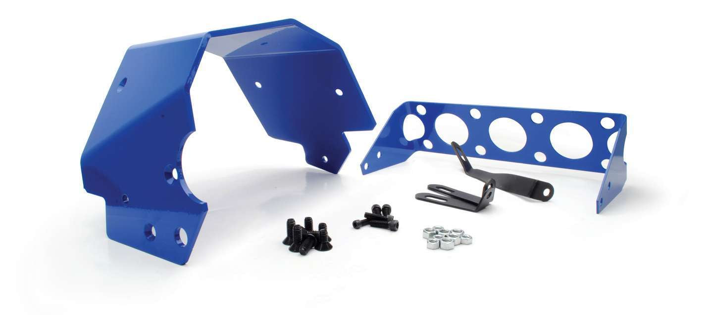 Tci Automatic Transmission Shield - SFI 4.1 - Aluminum - Blue Powder Coat - Powerglide - Kit