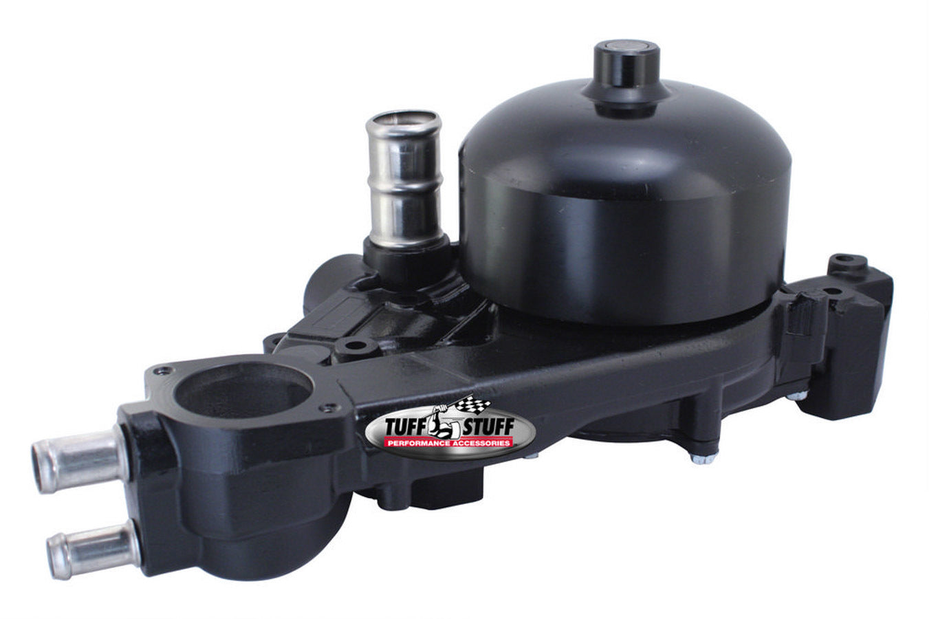 Tuff-Stuff Water Pump - Mechanical - Aluminum - Black Powder Coat - GM LS-Series - Each