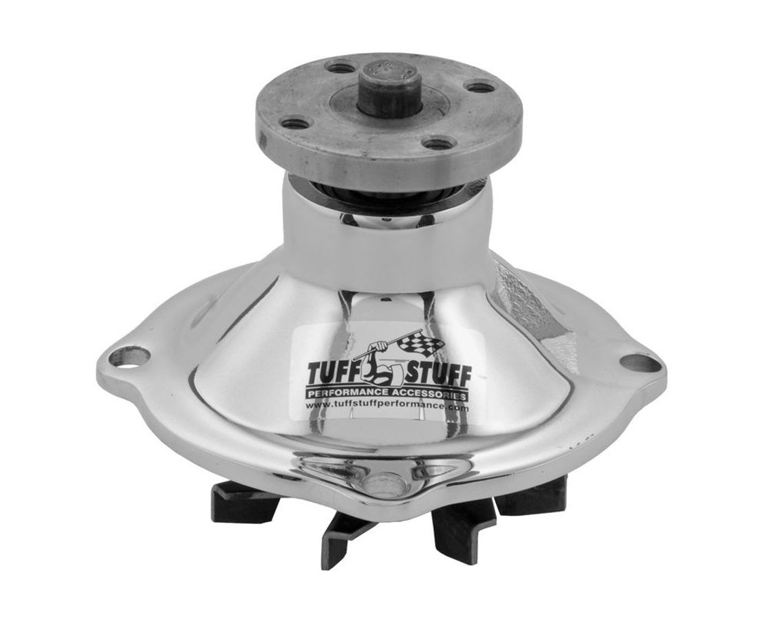 Tuff-Stuff Water Pump - Mechanical - Supercool - High Volume - Iron - Chrome - Mopar B / RB-Series / 426 Hemi - Each