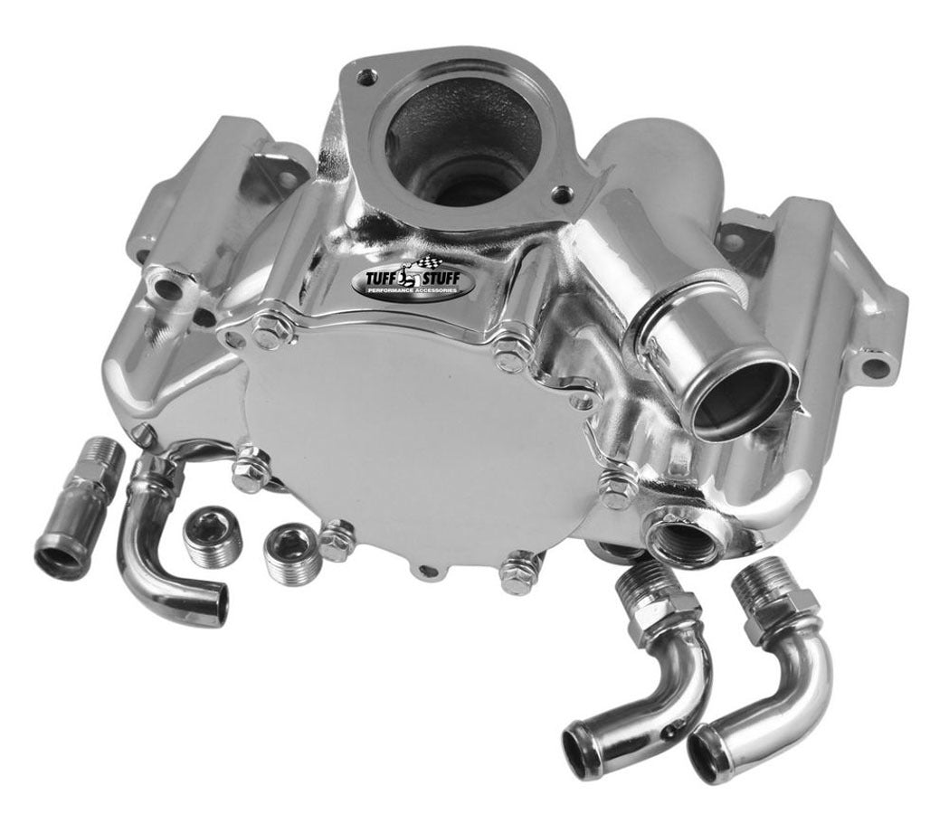 Tuff-Stuff Water Pump - Mechanical - Aluminum - Chrome - GM LT-Series 1992-97 - Each