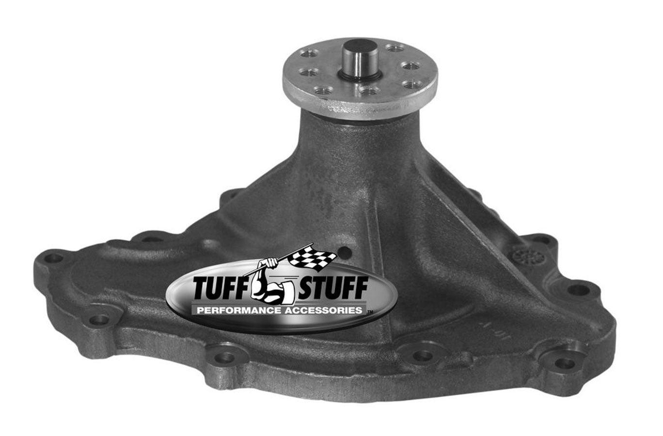 Tuff-Stuff Water Pump - Mechanical - Iron - Natural - Pontiac V8 - Each