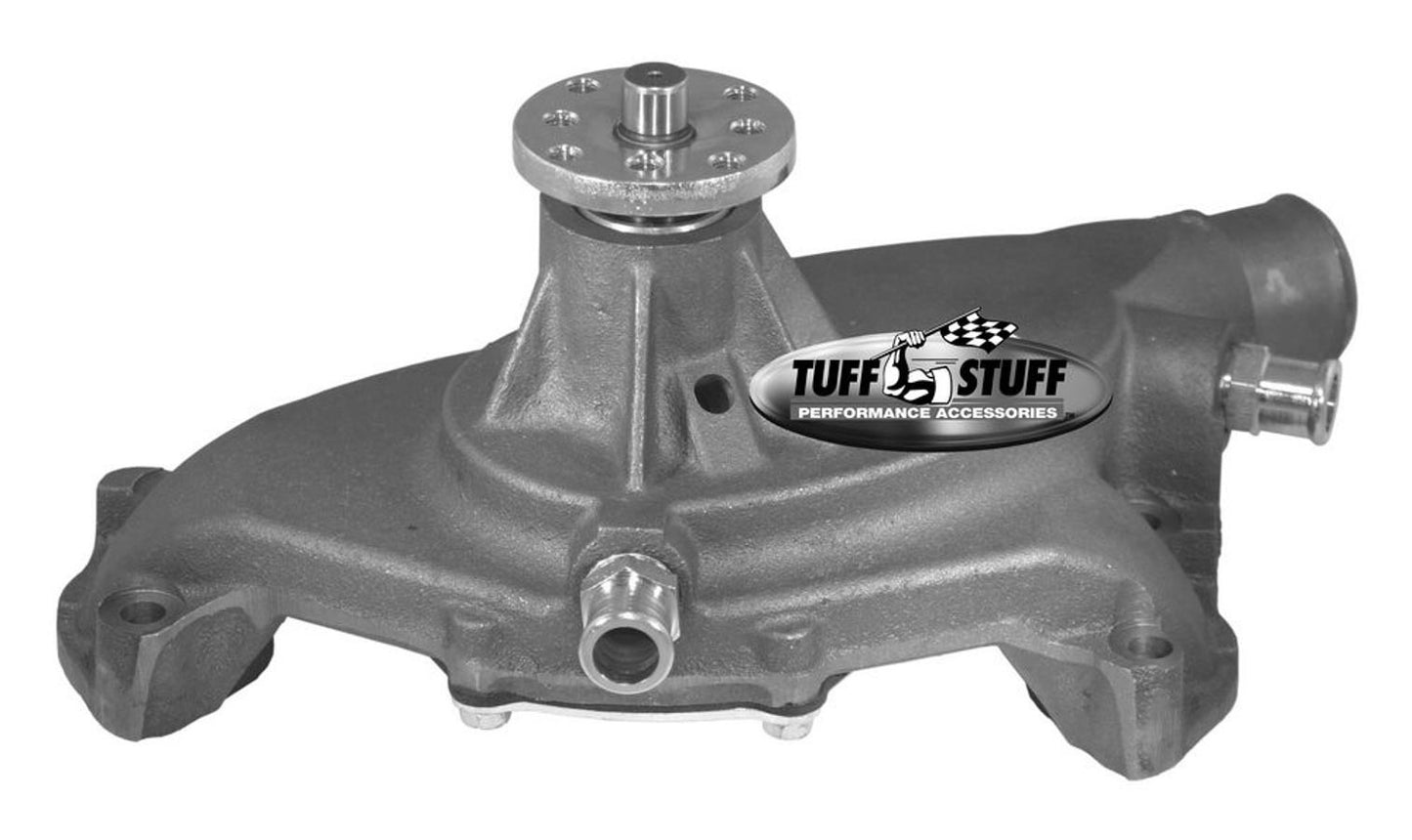 Tuff-Stuff Water Pump - Mechanical - Supercool - High Volume - Short Design - Iron - Natural - Big Block Chevy - Each
