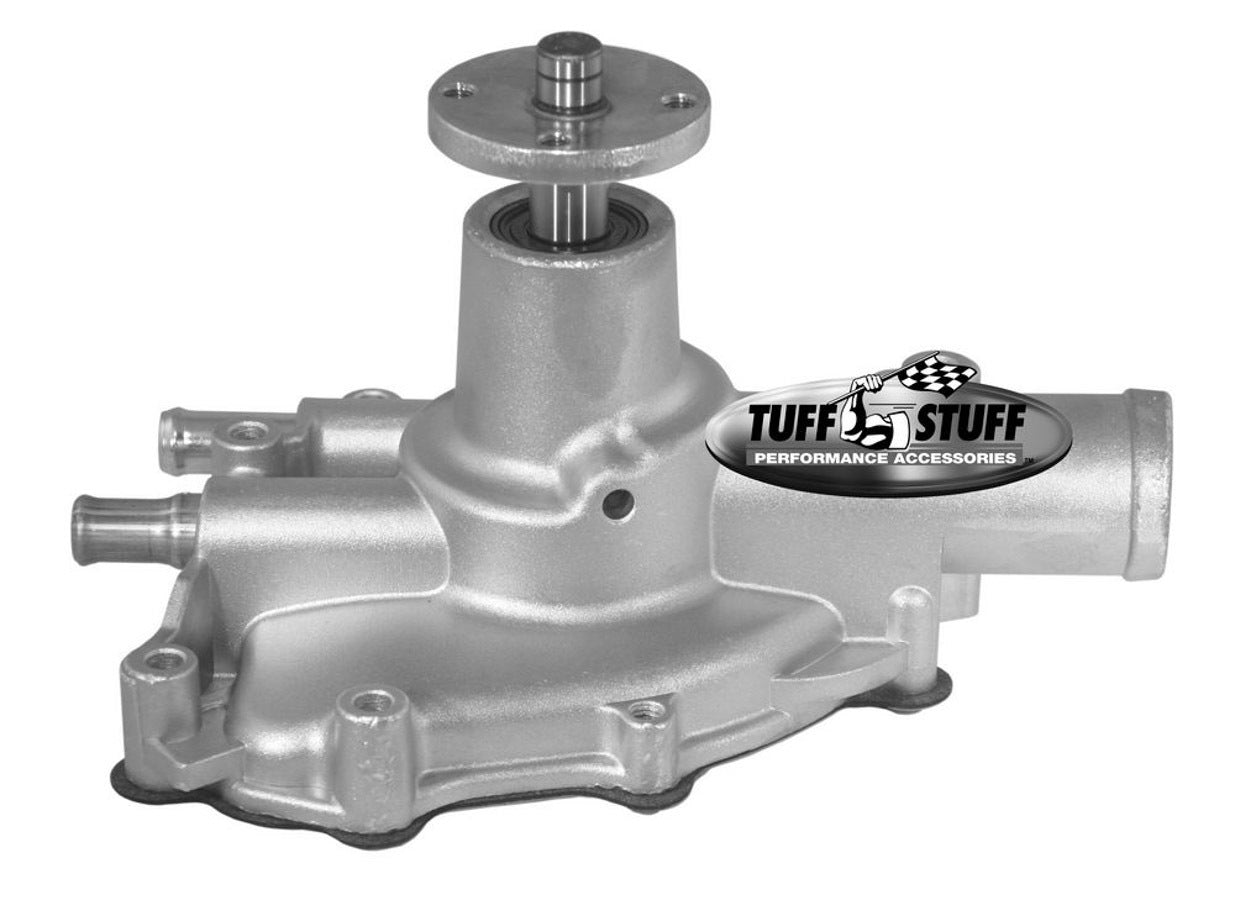 Tuff-Stuff Water Pump - Mechanical - Supercool - High Volume - Reverse Rotation - Aluminum - Natural - Small Block