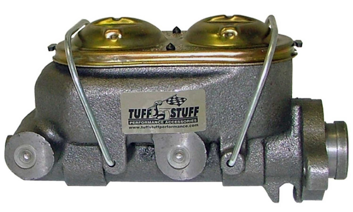 Tuff-Stuff Master Cylinder - Smoothie - 1.125 in Bore - Integral Reservoir - Iron - Natural - 3-1/4 in Flange Mount -