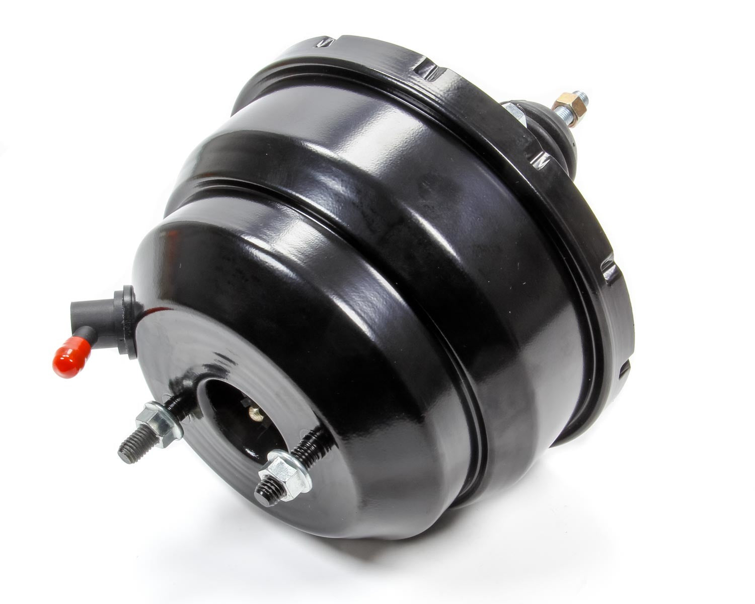 Tuff-Stuff Power Brake Booster - 8 in OD - Dual Diaphragm - Steel - Black Powder Coat - Universal - Each