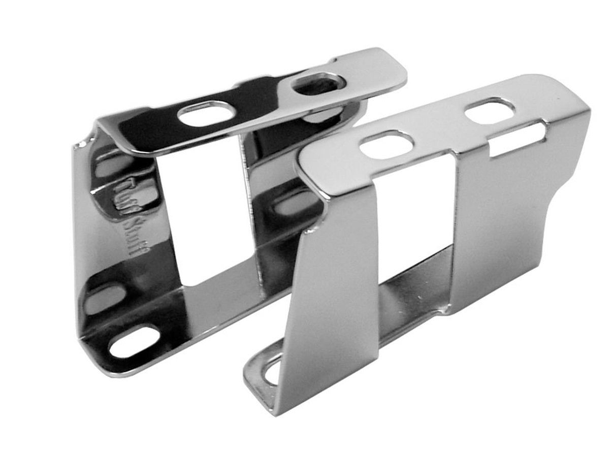 Tuff-Stuff Brake Booster Bracket - Steel - Chrome - GM 1955-65 - Kit