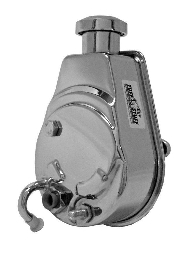 Tuff-Stuff Power Steering Pump - Saginaw - 3 gpm - 850 psi - Chrome - Universal - Each