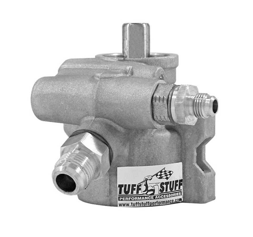 Tuff-Stuff Power Steering Pump - GM Type 2 - 3 gpm - 1200 psi - Aluminum - Natural - Universal - Each