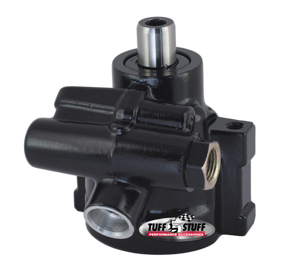 Tuff-Stuff Power Steering Pump - GM Type 2 - 3 gpm - 1200 psi - Aluminum - Black Paint - GM LS-Series - GM F-Body