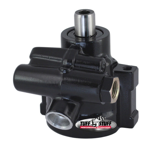 Tuff-Stuff Power Steering Pump - GM Type 2 - 3 gpm - 1200 psi - Aluminum - Black Paint - GM LS-Series - GM F-Body