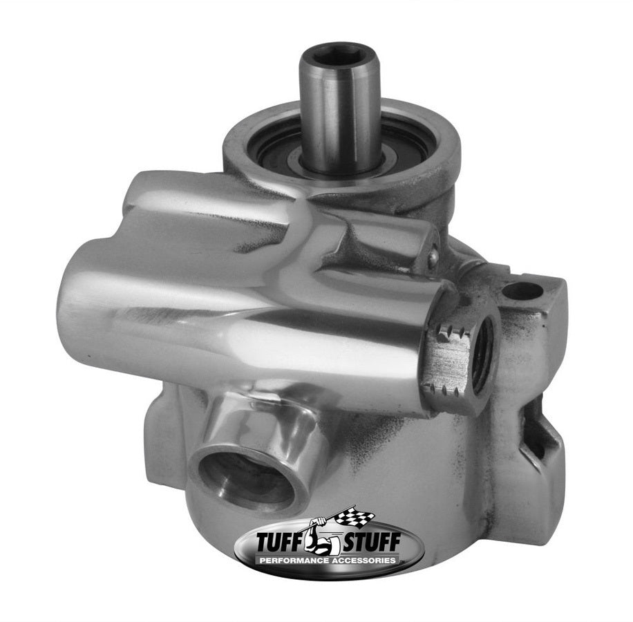 Tuff-Stuff Power Steering Pump - GM Type 2 - 3 gpm - 1200 psi - Aluminum - Polished - GM LS-Series - GM F-Body