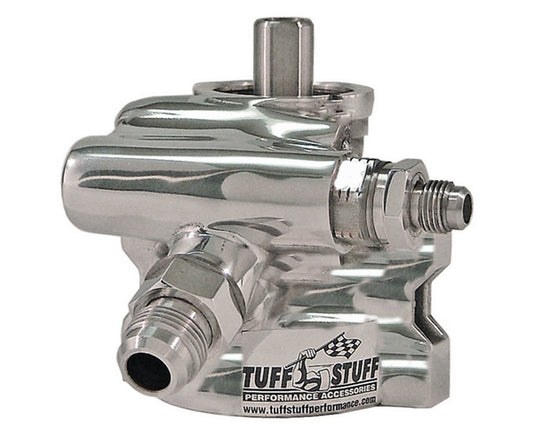 Tuff-Stuff Power Steering Pump - GM Type 2 - 3 gpm - 1200 psi - Aluminum - Polished - Universal - Each