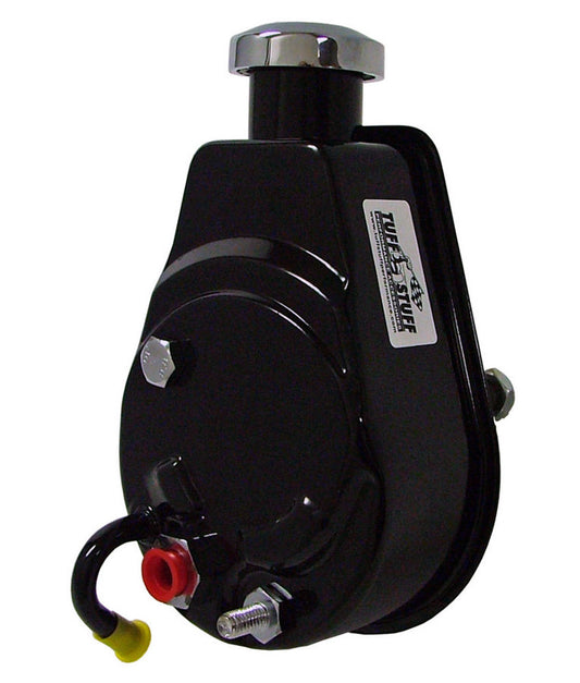 Tuff-Stuff Power Steering Pump - Saginaw - 3 gpm - 1200 psi - Steel - Black Powder Coat - Universal - Each