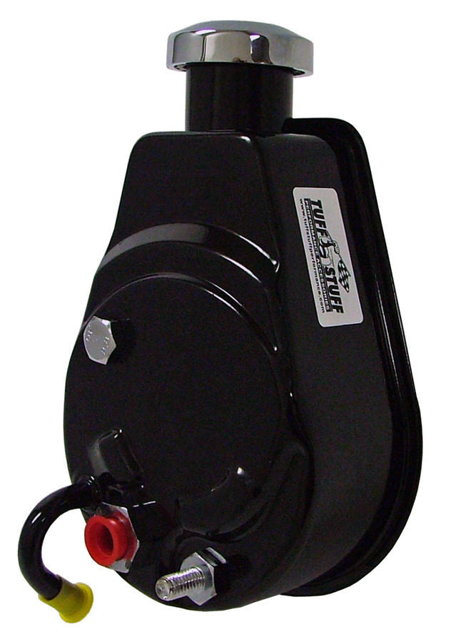 Tuff-Stuff Power Steering Pump - Saginaw - 3 gpm - 1200 psi - Steel - Black Powder Coat - Universal - Each